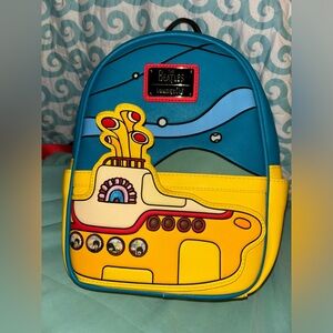 Loungefly Beatles Yellow Submarine Mini Backpack